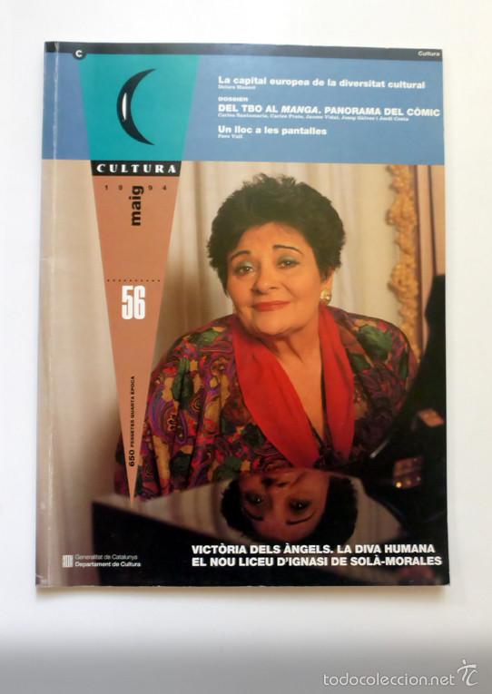 Coleccionismo de Revistas y Peri&oacute;dicos: CULTURA, REVISTA N&Uacute;M.56 - VICT&Ograve;RIA DELS &Agrave;NGELS, MARIA-MERC&Egrave; ROCA, SALVAT-PAPASSE&Iuml;T, TISNER...