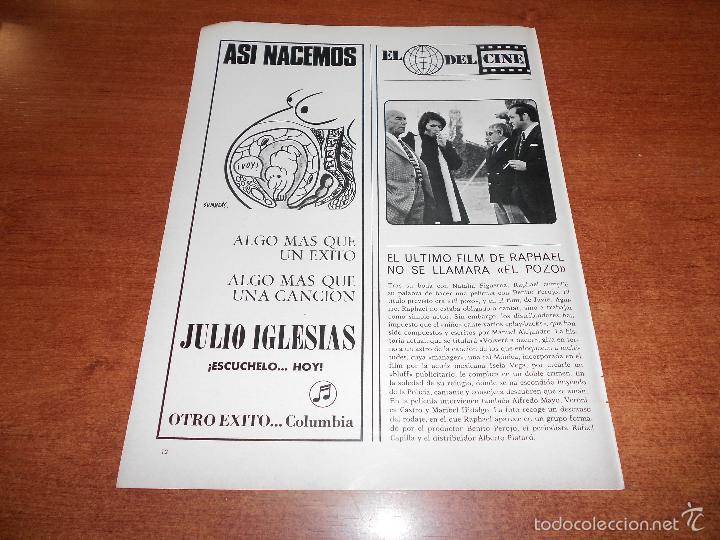 Collectionnisme de Revues et Journaux: RETAL DE PRENSA 1973: RAPHAEL