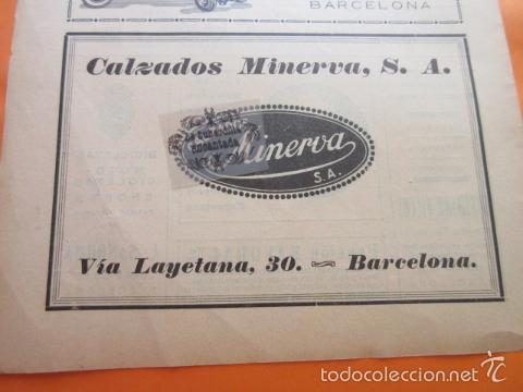 PUBLICIDAD 1930 COLECCION ROPA CALZADOS MINERVA