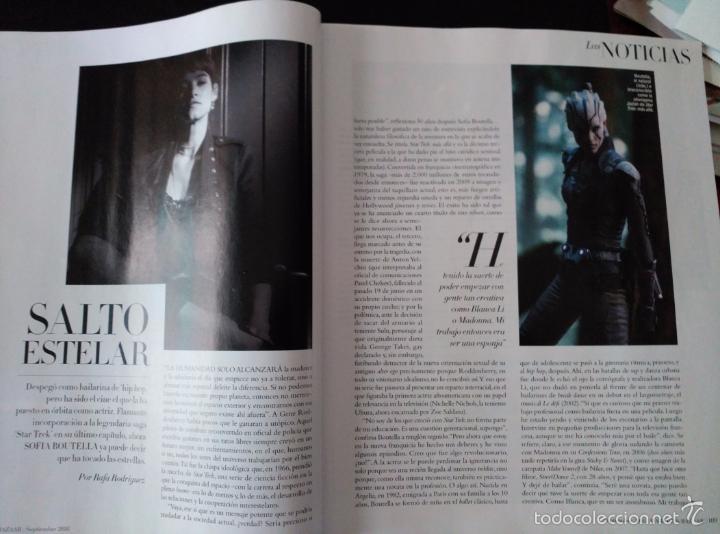 Coleccionismo de revistas y peri&oacute;dicos: RECORTE SOFIA BOUTELLA STAR TREK MADONNA STICKY AND SWEET TOUR