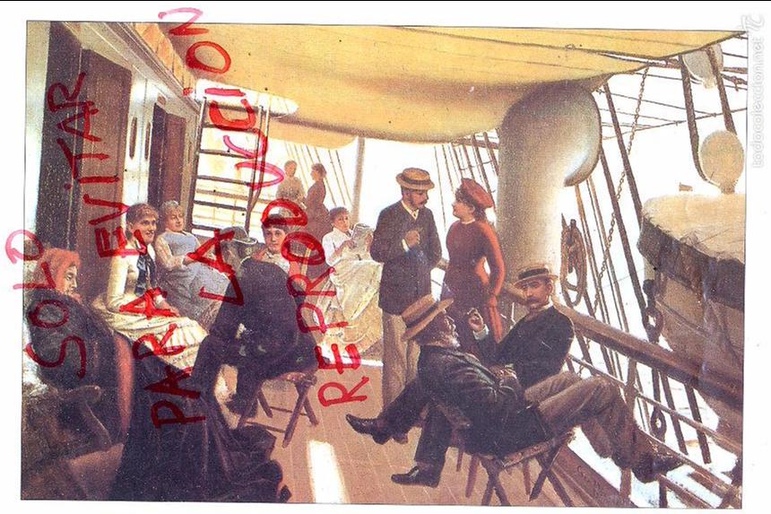 Sammeln von Zeitschriften und Zeitungen: BARCOS 1880 VIDA EN CUBIERTA  HOJA LIBRO 1990