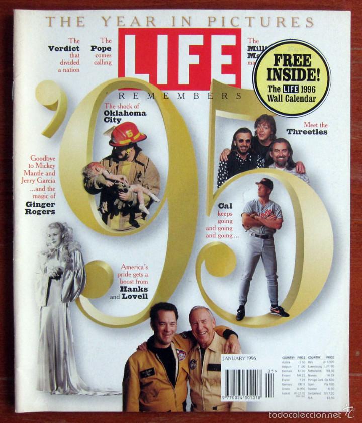 Coleccionismo de Revistas y Peri&oacute;dicos: REVISTA LIFE EDICION AMERICANA - THE YEAR IN PICTURES 1995 - BEATLES