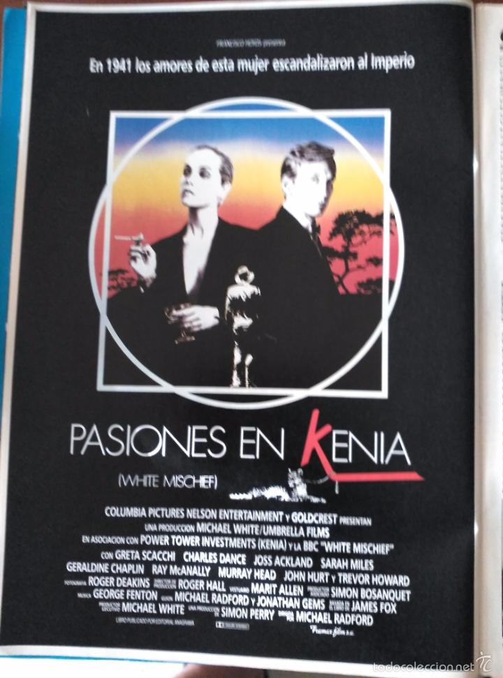 Coleccionismo de Revistas y Peri&oacute;dicos: recorte pasiones en kenia white mischief sarah miles geraldine chaplin john hurt trevor howard