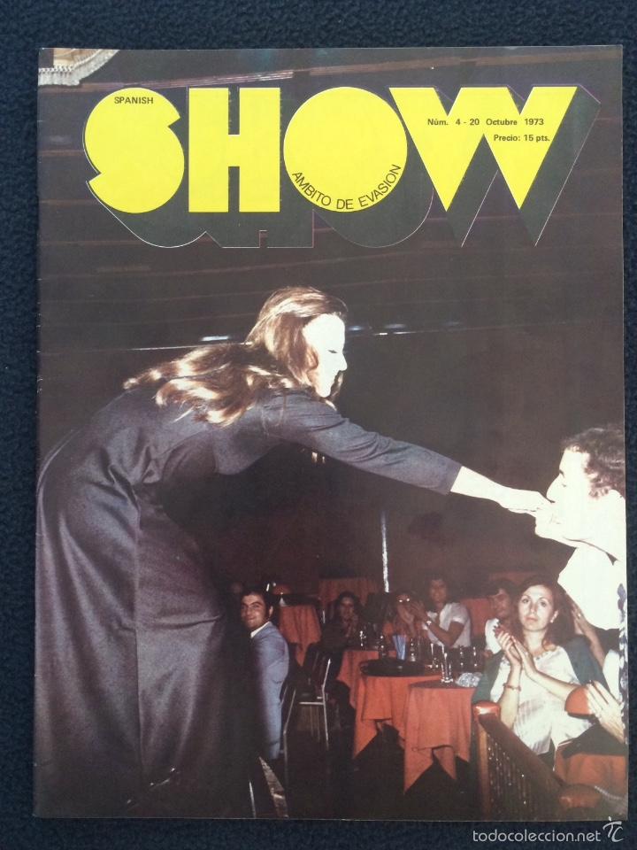 Sammeln von Zeitschriften und Zeitungen: RREVISTA SEMANAL DE M&Uacute;SICA Y ESPECT&Aacute;CULOS SHOW, MALLORCA, 1973