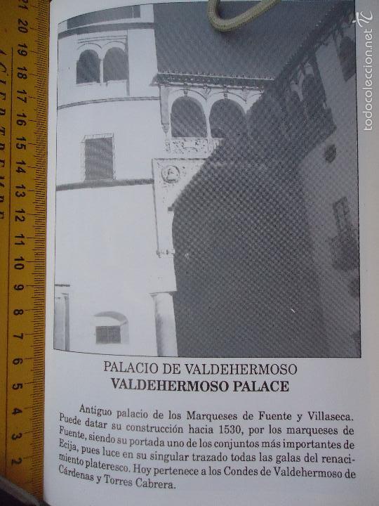 Colecionismo de Revistas e Jornais: recorte hoja informacion grafica con fotografia de ecija ( sevilla ) palacio de valdehermoso