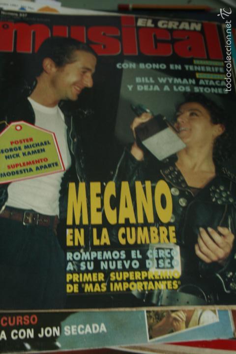 Coleccionismo de Revistas y Peri&oacute;dicos: REVISTA DE MUSICA  BILL WYMAN STONES  MECANO  BONO  U2  1990    INCOMPLETA