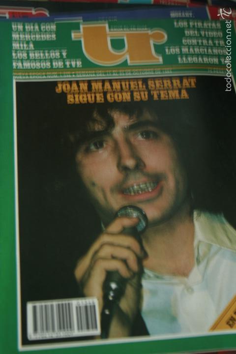Coleccionismo de revistas y peri&oacute;dicos: TELERADIO ALASKA JOAN MANUEL SERRAT MERCEDES MILA ERASE UNA VEZ 1983