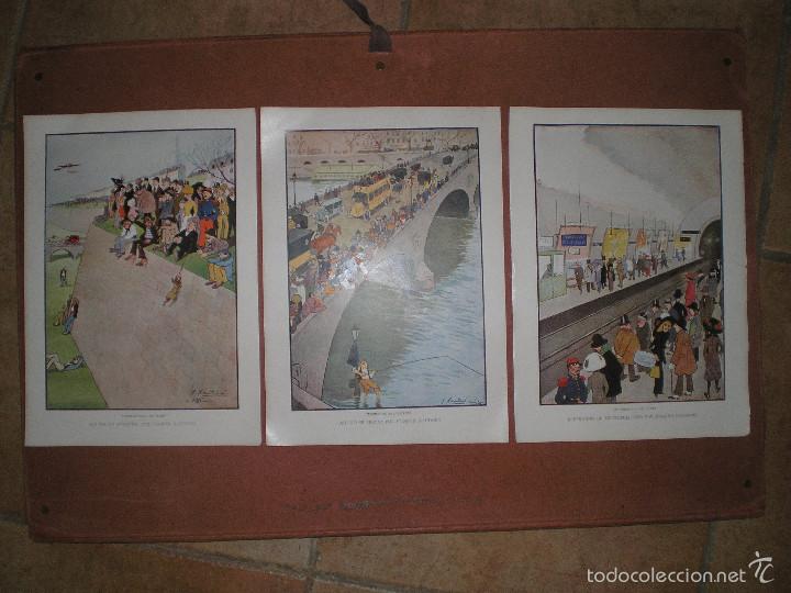 Collectionnisme de Revues et Journaux: JOAQU&Iacute;N XAUDAR&Oacute;: IMPRESIONES DE PAR&Iacute;S. 3 ilustraciones de la revista 'Blanco y negro'