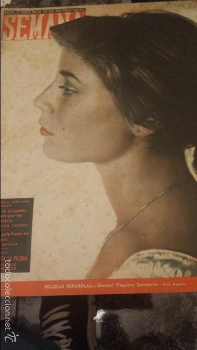 Coleccionismo de Revistas y Peri&oacute;dicos: REVISTA SEMANA N&ordm; 914 27 AGOSTO 1959
