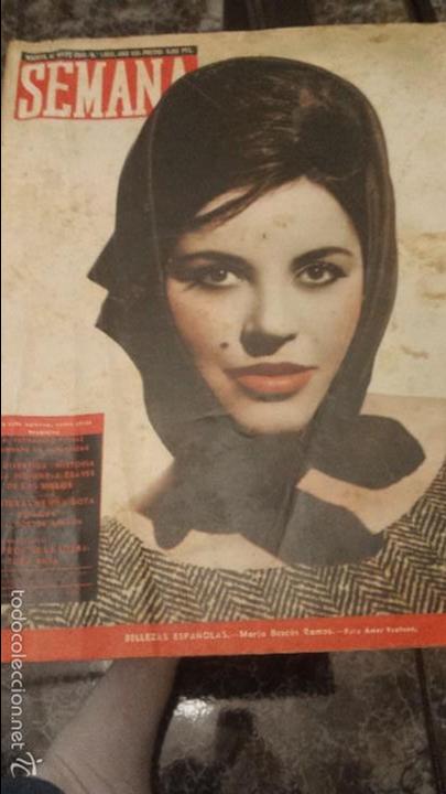 Coleccionismo de Revistas y Peri&oacute;dicos: REVISTA SEMANA N&ordm; 1055 10 MAYO 1960 MARIA BESCOS RAMOS