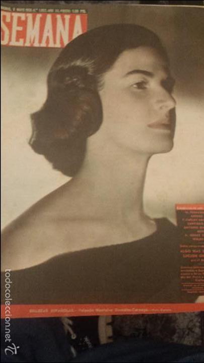 Coleccionismo de Revistas y Peri&oacute;dicos: REVISTA SEMANA N&ordm; 1002 5 MAYO 1959 YOLANDA MONTALVO GONZALEZ
