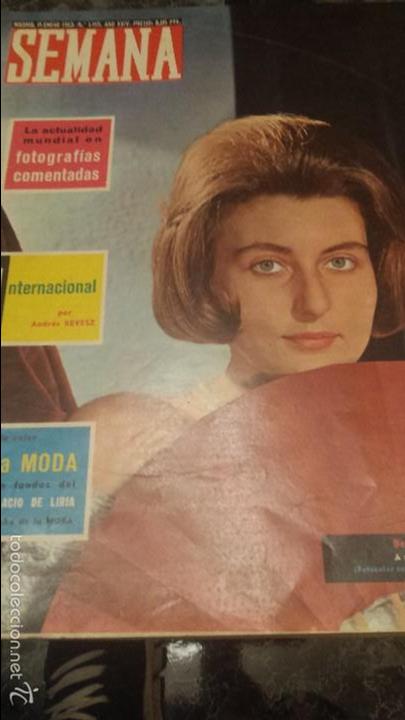 Coleccionismo de Revistas y Peri&oacute;dicos: REVISTA SEMANA N&ordm; 1195 15 ENERO 1963 ANA LEVA RIOS