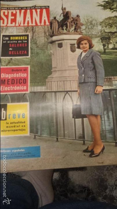 Coleccionismo de Revistas y Peri&oacute;dicos: REVISTA SEMANA N&ordm; 1194 8 ENERO 1963 LINA BEJARANO DELGADO