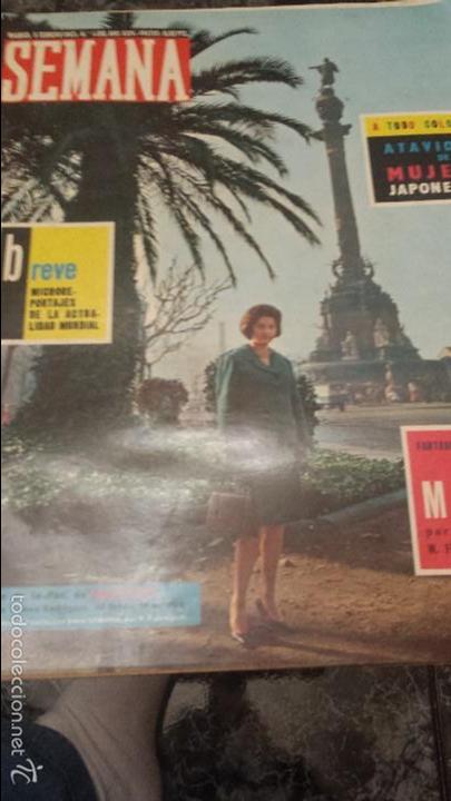 Coleccionismo de Revistas y Peri&oacute;dicos: REVISTA SEMANA N&ordm; 1198 5 FEBRERO 1963 MARIA ANGELES ROMEA RODRIGUEZ