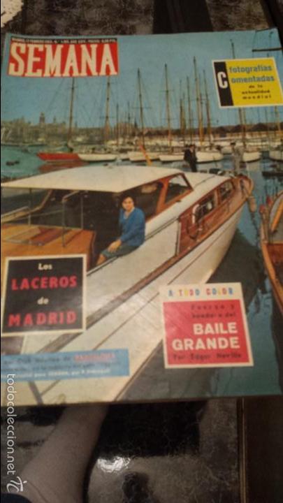 Coleccionismo de Revistas y Peri&oacute;dicos: REVISTA SEMANA N&ordm; 1199 12 FEBRERO 1963 PILAR BATURONE RIVAS