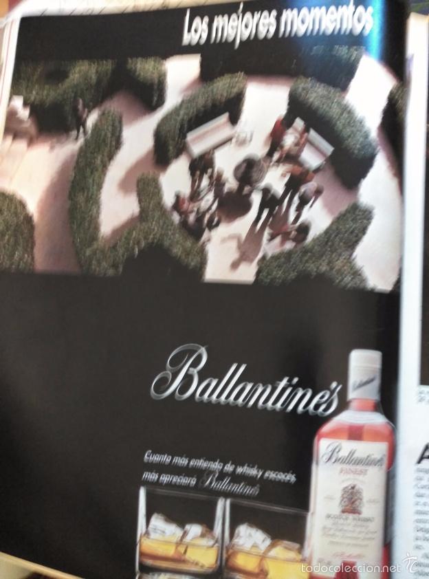 Coleccionismo de Revistas y Peri&oacute;dicos: RECORTE BALLENTINES WHISKY ANUNCIO PUBLICIDAD