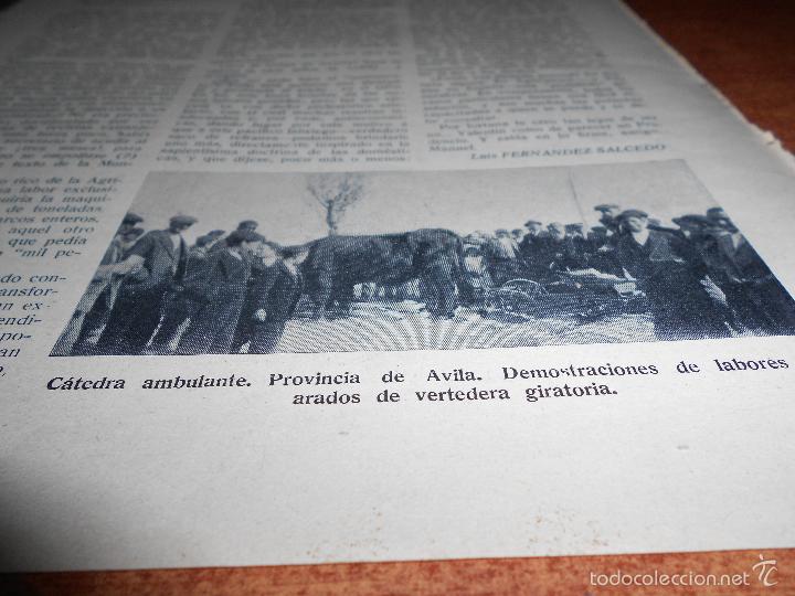 Coleccionismo de Revistas y Peri&oacute;dicos: RETAL PRENSA 1927: CHARLAS AGR&Iacute;COLAS. COCINERAS Y LABRADORES. AVILA, CATEDRA AMBULANTE,