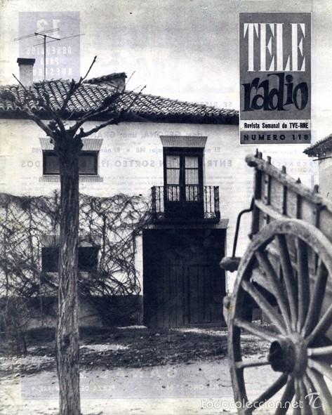 Collezionismo di Riviste e Giornali: REVISTA TELE RADIO N&ordm; 118. 28/03/1960. (TELERADIO. TELE-RADIO.)
