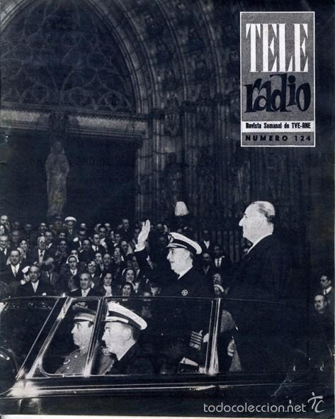 Collezionismo di Riviste e Giornali: REVISTA TELE RADIO N&ordm; 124. 09/05/1960. (TELERADIO. TELE-RADIO.)