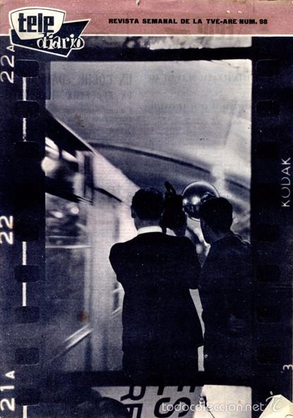 Collezionismo di Riviste e Giornali: REVISTA TELE DIARIO N&ordm; 98. 09/11/1959. (TELERADIO. TELE-RADIO.)