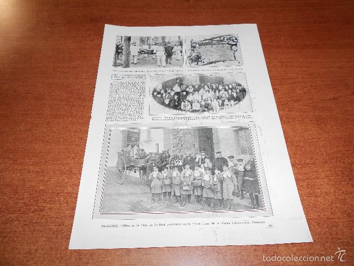 Collection Magazines and Newspapers: RETAL PRENSA 1915: SABADELL, ALCIRA, ALICANTE, VICH (CRUZ ROJA), MADRID (MAURA, DIR. GRAL. CORREOS)