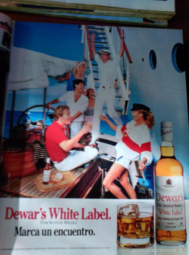 Coleccionismo de Revistas y Peri&oacute;dicos: RECORTE WHITE LABEL WHISKY ANUNCIO PUBLICIDAD VINTAGE