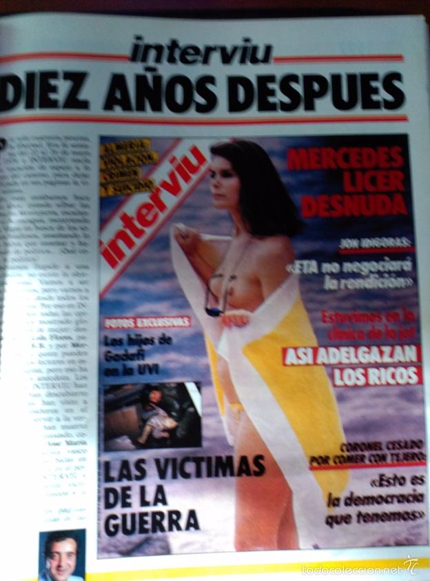 Coleccionismo de revistas y peri&oacute;dicos: RECORTE mercedes licer