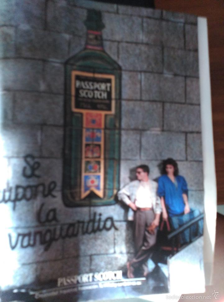 Coleccionismo de Revistas y Peri&oacute;dicos: RECORTE pasSport scotch whisky anuncio vintage