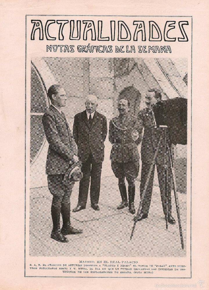 Collezionismo di Riviste e Giornali: * ESCUTISMO * SCOUTS * El principe de Asturias, insignia de exploradores - 1925