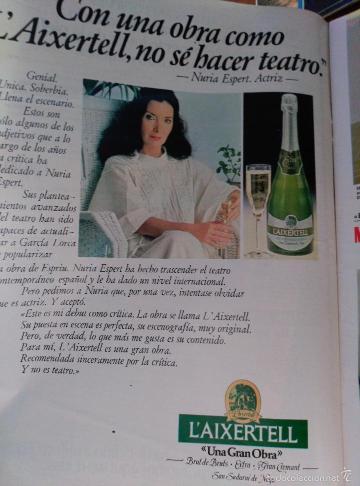 Colecionismo de Revistas e Jornais: recorte nuria espert  laixertell l'aixertell cava anuncio publicidad