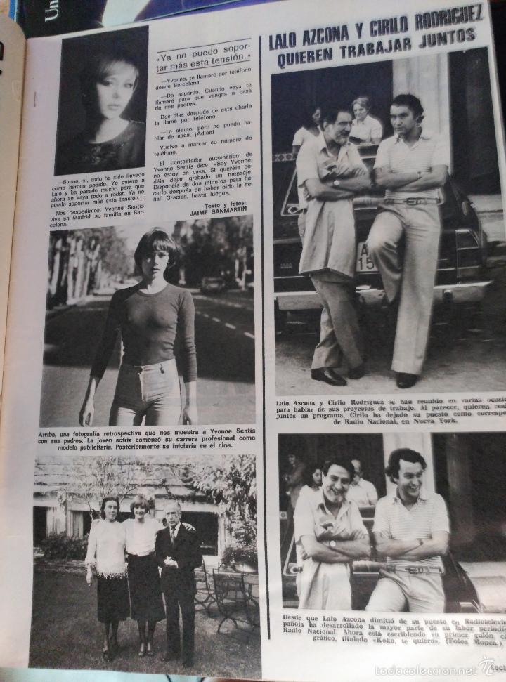 Coleccionismo de revistas y peri&oacute;dicos: recorte lalo azcona cirilo rodriguez yvonne sentis