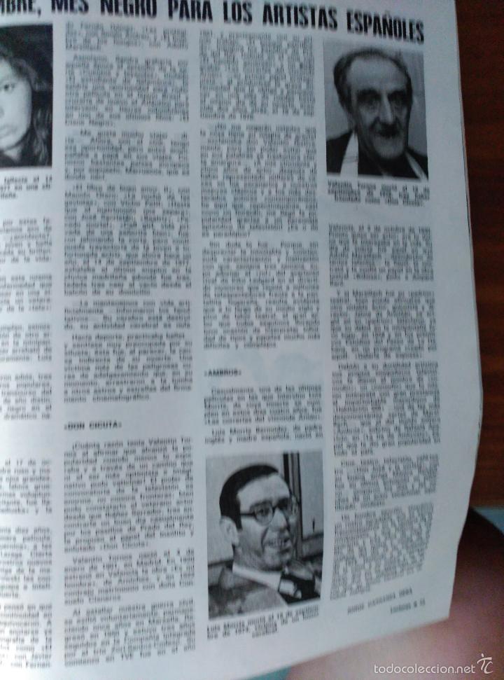 Coleccionismo de revistas y peri&oacute;dicos: recorte valentin tornos don cicuta sandra mozarowski luis morris MOZAROWSKY