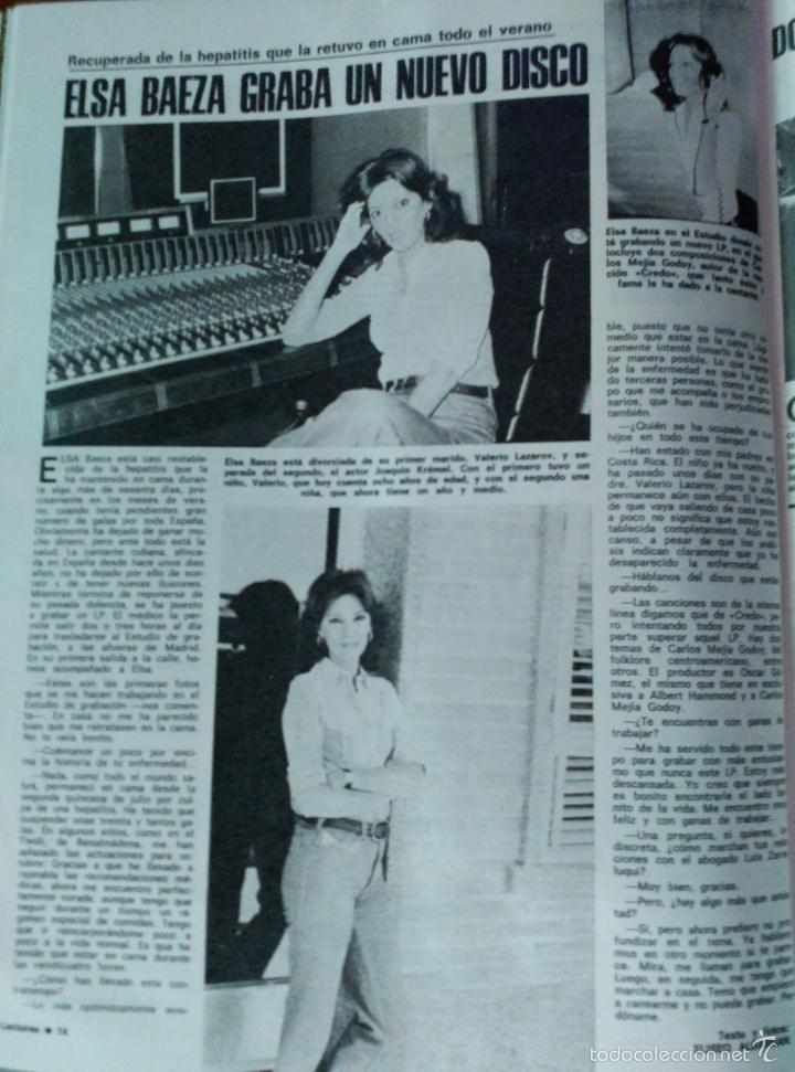 Sammeln von Zeitschriften und Zeitungen: recorte elsa baeza