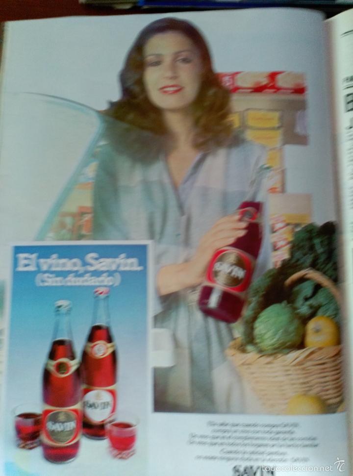 Coleccionismo de revistas y peri&oacute;dicos: RECORTE SAVIN VINO DE MESA