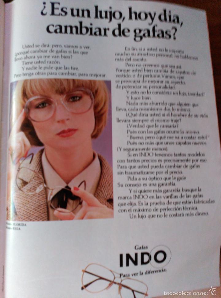 Coleccionismo de revistas y peri&oacute;dicos: recorte GAFAS INDO