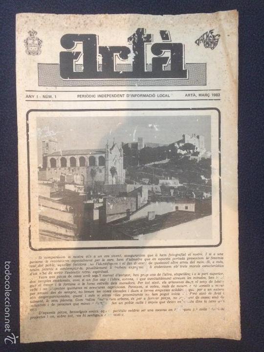 Coleccionismo de revistas y peri&oacute;dicos: REVISTA PERI&Oacute;DICO MENSUAL ARTA N&Uacute;MEROS DEL 1 AL 81