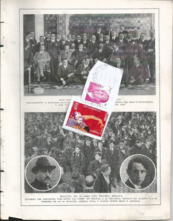 Colecionismo de Revistas e Jornais: BYN MAR 1923. N&ordm; 1660.San Sebastian Club Cantabrico.Suceso Teatro Eslava Alfonso Vidal.dr ENGELHARDT