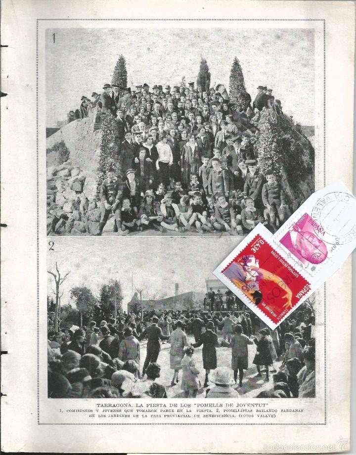 Collectionnisme de Revues et Journaux: BYN MAR 1923. N&ordm; 1660.TARRAGONA. Pomells de joventut. Barcelona. Escuela Baixeras. Somaten San Gerva