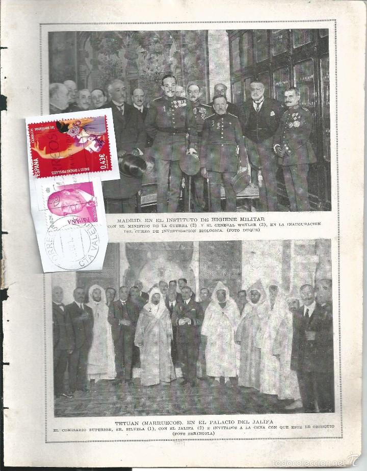 Coleccionismo de revistas y peri&oacute;dicos: BYN MAR 1923. N&ordm; 1661. ALFONSO XII  INSTITUTO HIGIENE MILITAR. GENERAL WEYLER. PALACIO JALIFA TETUAN