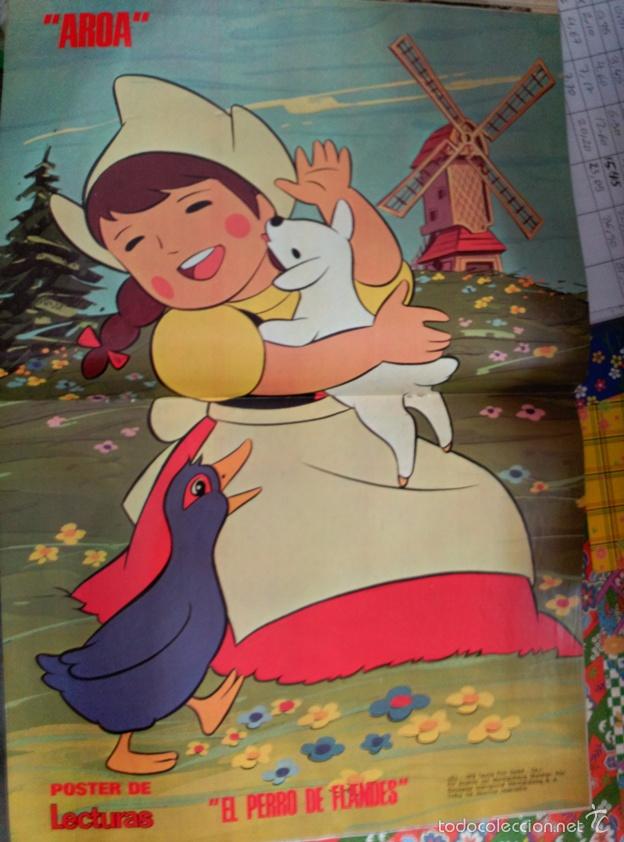 Coleccionismo de revistas y peri&oacute;dicos: POSTER EL PERRO DE FLANDES AROA