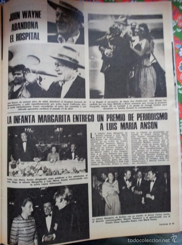 Coleccionismo de revistas y peri&oacute;dicos: RECORTE JOHN WAYNE - Foto 1