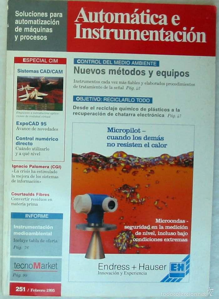 Collection Magazines and Newspapers: AUTOM&Aacute;TICA E INSTRUMENTACI&Oacute;N - REVISTA N&ordm; 251 FEBRERO 1995 - VER SUMARIO