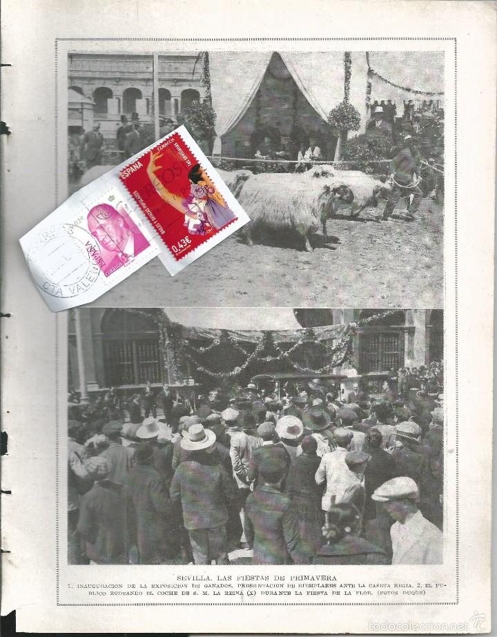 Coleccionismo de Revistas y Peri&oacute;dicos: BYN ABR 1923.N&ordm; 1666. FERIA ABRIL SEVILLA. ACTRIZ CARMEN TERAN. LUIS BARREDA.TOLEDO EN LA DIPUTACION