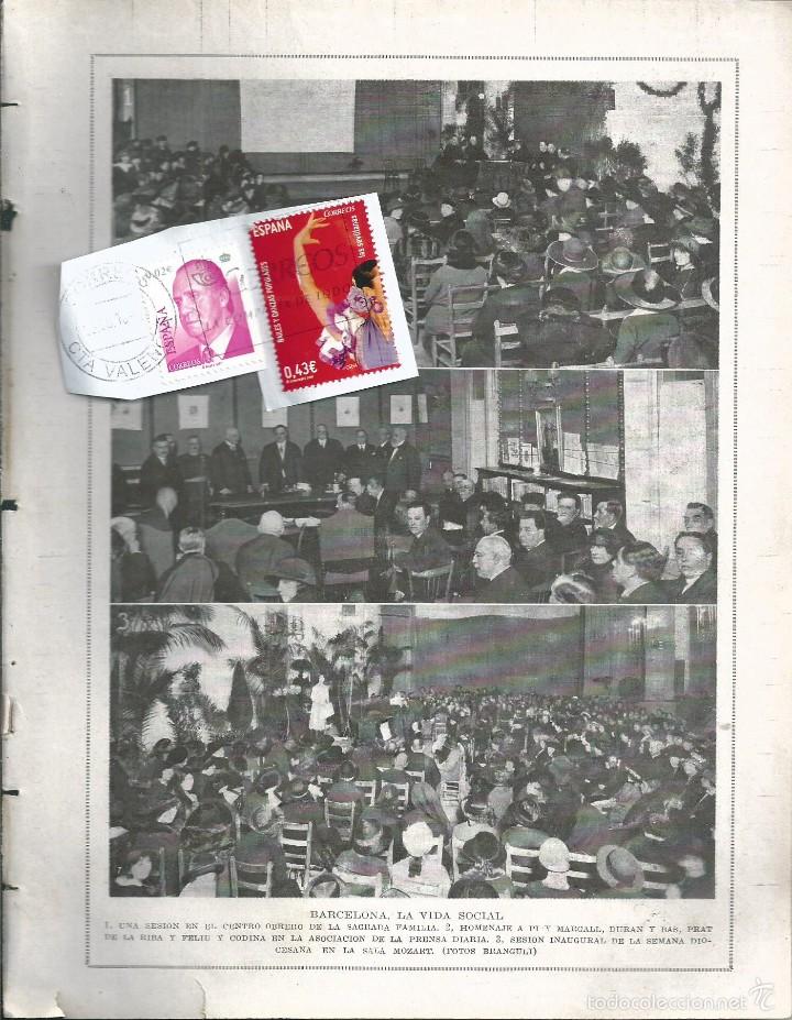 Coleccionismo de Revistas y Peri&oacute;dicos: BYN ABR 1923.N&ordm; 1666. HOMENAJE A PI Y MARGALL BARCELONA. SEMANA DIOCESANA. SUCESOS DE ESSEN
