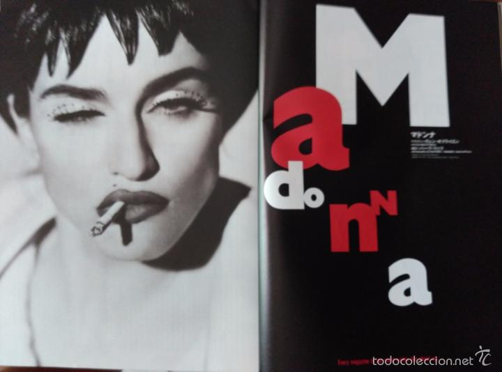 Coleccionismo de Revistas y Peri&oacute;dicos: recorte MADONNA BY HERB RITTS FROM JAPAN INMACULATE COLLECTION GRAN TAMA&Ntilde;O PAPEL SATINADO