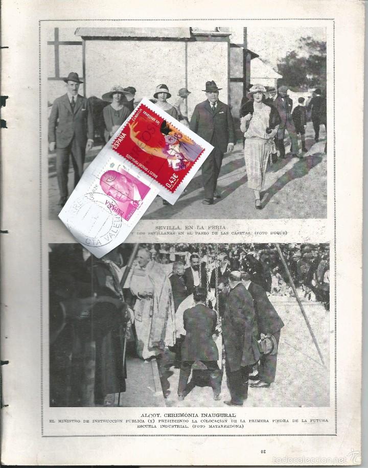 Collection Magazines and Newspapers: BYN ABR 1923.N&ordm; 1667. SEVILLA EN LA FERIA ABRIL. ALCOY CEREMONIA INAGURAL. ESTUDIANTES PORTUGUESES