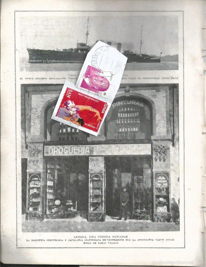 Collection Magazines and Newspapers: BYN ABR 1923.N&ordm; 1667. CRUCERO REINA VICTORIA EUGENIA. HIJOS PABLO VILLALTA LERIDA. REAL SOCIEDAD ATH