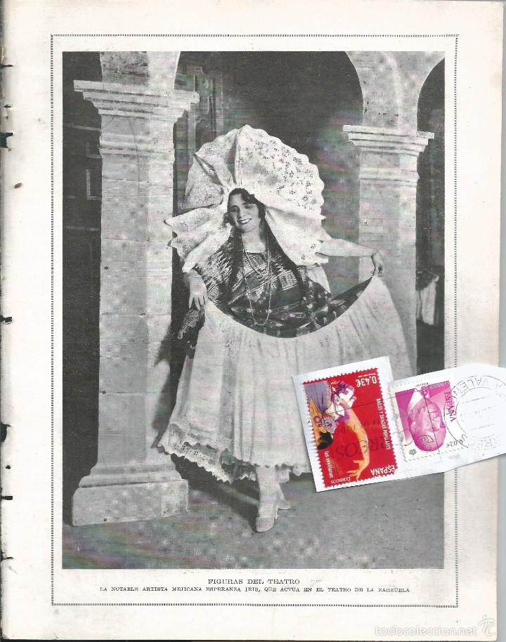 Collezionismo di Riviste e Giornali: BYN MAY 1923.N&ordm; 1668.ACTRIZ ESPERANZA IRIS EN TEATRO DE LA ZARZUELA. PUBLICIDAD CREMA FLORES DEL CAM