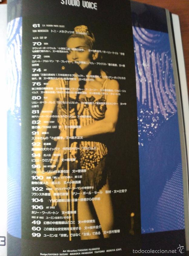 Coleccionismo de Revistas y Peri&oacute;dicos: RECORTE 92 MADONNA VOGUE THE BLOND AMBITION TOUR HANKY PANKY