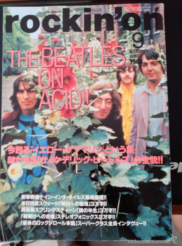 Coleccionismo de revistas y peri&oacute;dicos: RECORTE PORTADA JAPONESA THE BEATLES LOS 1999